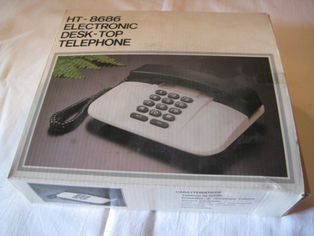 TELEFONO FISSO DA TAVOLO CON TASTI GRANDI HT-8686 - Foto 5
