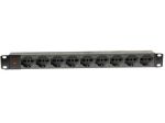 PDU 9 prese universali italiana + schuko 16A, multipresa rack 19"