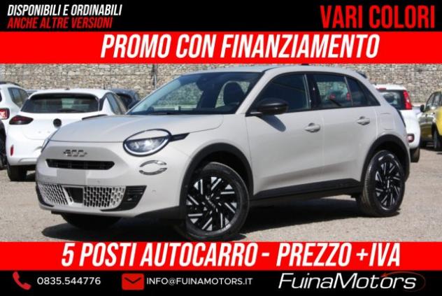 FIAT 600 1.2 110CV Hybrid 5 POSTI AUTOCARRO NUOVO rif. 23987495 - Foto 4