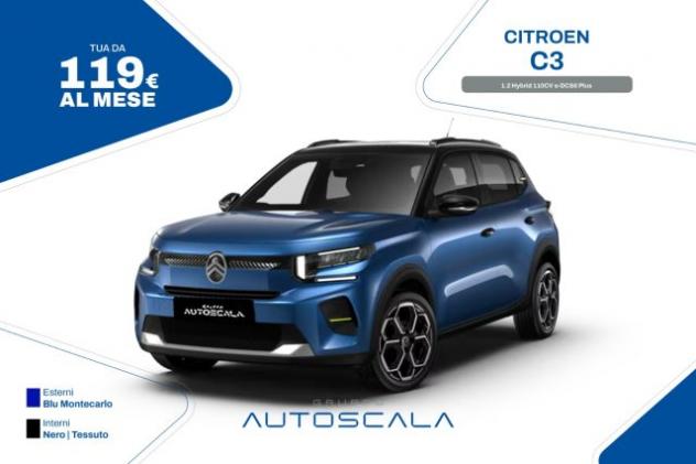 CITROEN C3 1.2 Hybrid 110CV e-DCS6 Plus rif. 24084188