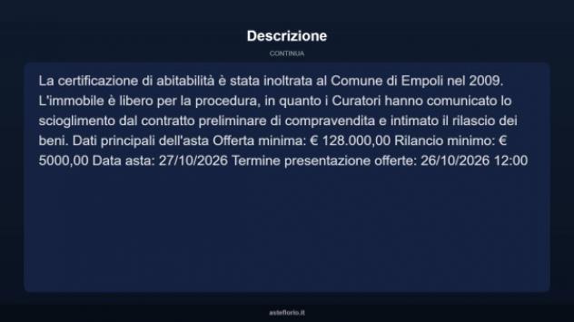 Immobile in asta di 45 m², box auto in vendita a Empoli - Foto 18