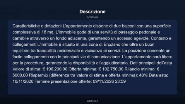 Immobile in asta di 103 m² in vendita a Ercolano - Foto 18