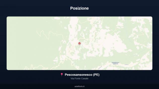 Immobile in asta di 116 m², box auto in vendita a Pescosansonesco - Foto 8