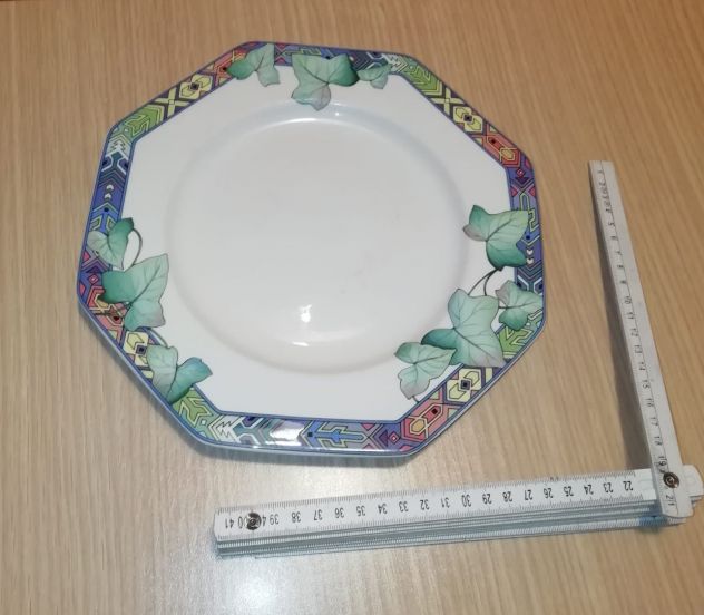 Piatti. "VILLEROY & BOCH" PASADENA VITRO PORCELLANA - Vintage anni '80