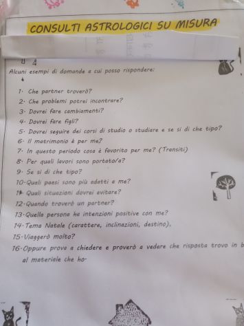 Letture astrologiche