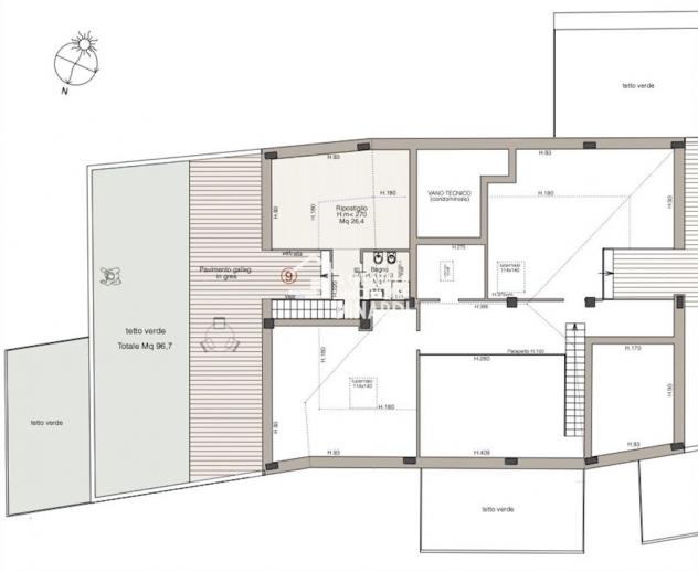 FAENZA - Nuovo attico in contesto di prestigio con ampia zona esterna e 3 camere più studio - Foto 8