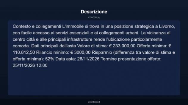 Immobile in asta di 150 m² in vendita a Livorno - Foto 5