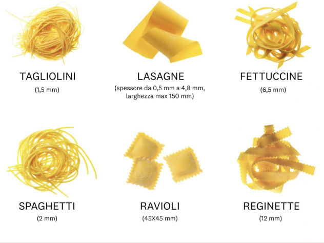 Macchina per pasta con accessori PREMIUM per 5 formati di pasta - Foto 3