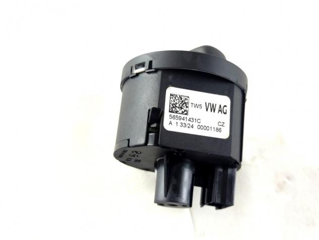 565941431C GRUPPO DI COMANDO INTERRUTTORE LUCI E FARI SKODA FABIA 1.0 B 70KW 5P (2024) RICAMBIO USATO - Foto 5