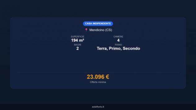 Immobile in asta di 194 m² in vendita a Mendicino - Foto 15