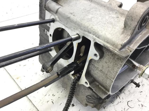 HONDA DYLAN 150 CARTER MOTORE ALBERO E INGRANAGGI RUOTA MOD: HI-KF03E 2002 2006 - Foto 2