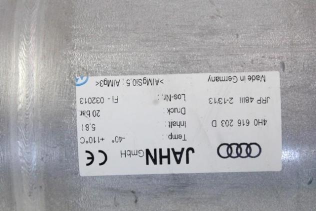 4H0616203D SERBATOIO ARIA COMPRESSORE AMMORTIZZATORI SOSPENSIONI PNEUMATICHE AUDI A8 D4 4.2 D 4X4 258KW AUT 4P (2013) RICAMBIO USATO - Foto 2