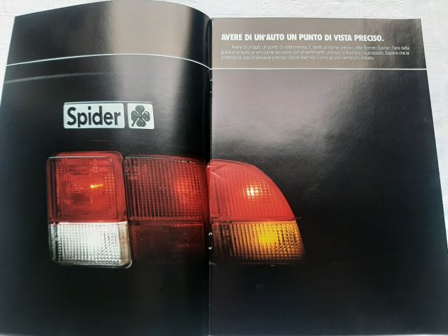 ALFA ROMEO SPIDER 3  SERIE DEPLIANT ORIGINALE - Foto 4