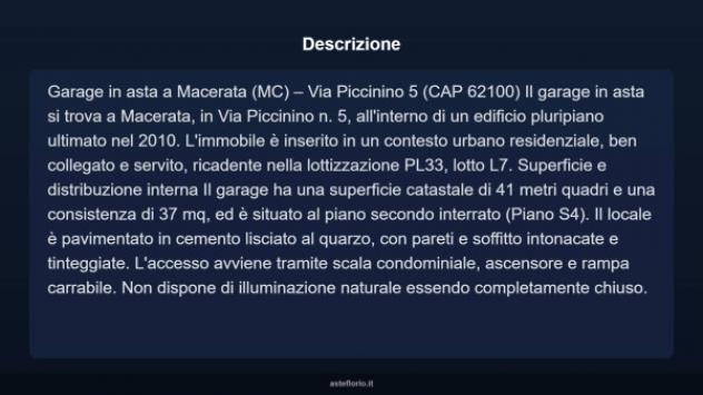 Immobile in asta di 41 m² in vendita a Macerata - Foto 5