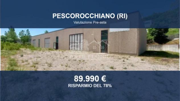 Immobile in asta di 615 m² in vendita a Pescorocchiano