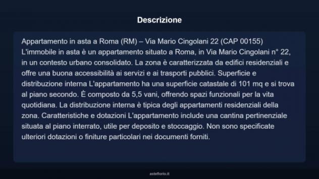 Immobile in asta di 101 m² in vendita a Roma - Foto 4