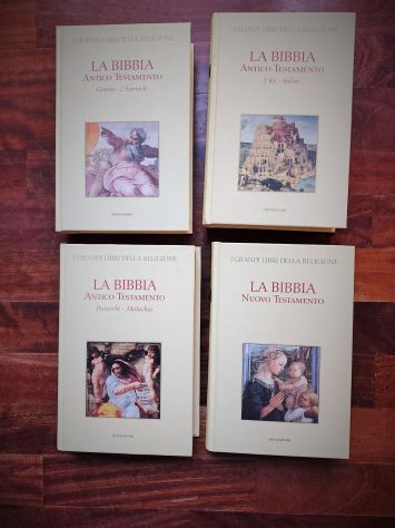 LA BIBBIA-  I Grandi Libri della Religione (Mondadori) 4 volumi: Antico e Nuovo - Foto 2