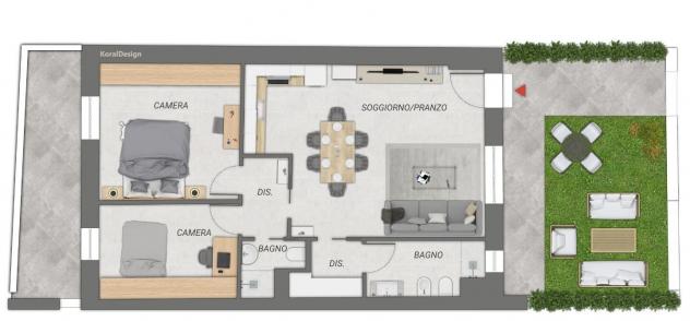 Terratetto in vendita a Cascina 76 mq Rif: 1364254 - Foto 7