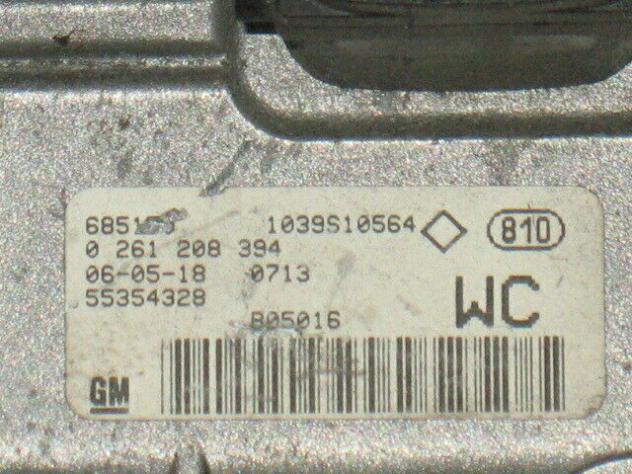 0261208394 ECU centralina opel corsa tigra z14xep 0261208394 55354928 - Foto 4