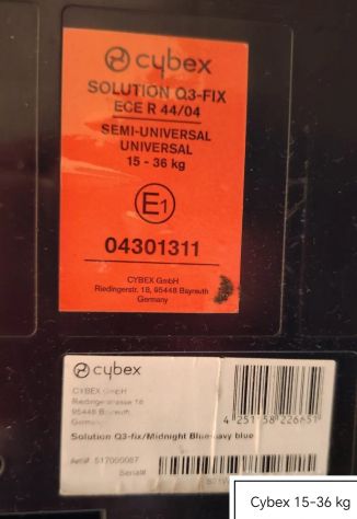 CYBEX 15-36 kg Seggiolino auto ISOFIX - Foto 4