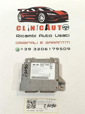 CENTRALINA AIRBAG KIA Sorento 3° Serie 95910-2P580 D4HB (09)
