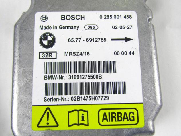 65776912755 KIT AIRBAG BMW SERIE 3 318TI E46 2.0 B 105KW 5M 3P (2002) RICAMBIO USATO 0285001458 39711235101T 33675789101Q 307005787081 347005788088 51 - Foto 2