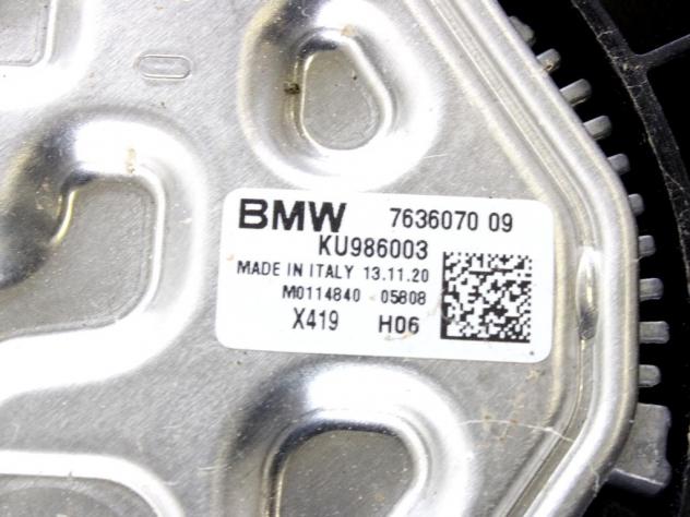 17428596240 ELETTROVENTOLA BMW X2 F39 18D 2.0 D 110KW (2018) RICAMBIO USATO SUPPORTI RIPARATI 17118586282 7636070 - Foto 7