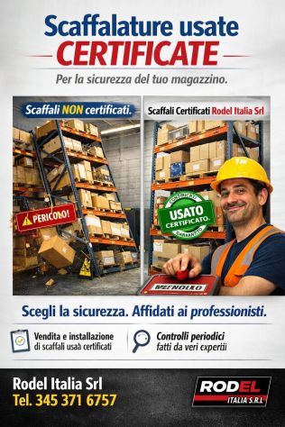Scaffalatura usata