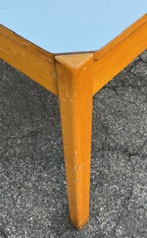 Tavolo con angoli in legno e Sedie legno corda - Foto 5