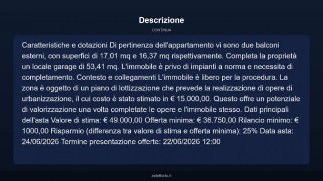Immobile in asta di 88 m², box auto in vendita a Serre - Foto 5