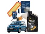 Kit Tagliando Bosch con Filtri e Olio Selenia Digitek 0W30 Manutenzione Auto