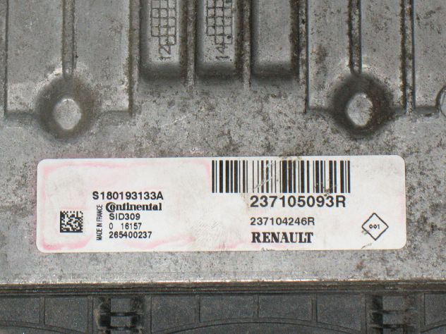 237105093R ECU RENAULT MASTER MOVANO 2.3 SID309 S180193133A 237104246R - Foto 2