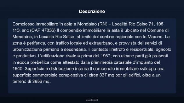 Immobile in asta di 477 m² in vendita a Tavullia - Foto 5