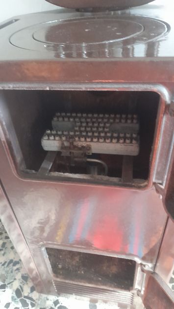 Stufa a legna con bruciatore a metano - Foto 6