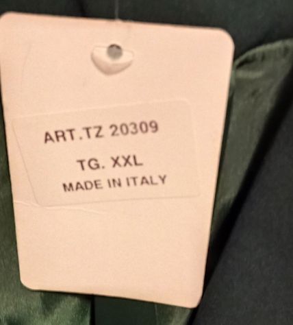 Giacca blazer da donna verde bottoni dorati doppiopetto giacca all-match tg XXL - Foto 5