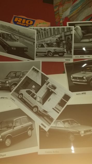 foto originali autobianchi 112 abarth fiat lancia gamma ecc depliant - Foto 2