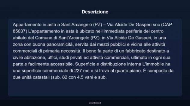 Immobile in asta di 227 m² in vendita a Sant'Arcangelo - Foto 3