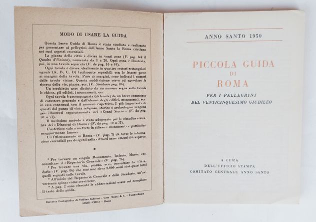 Anno santo 1950:piccola guida di Roma x i pellegrini del venticinquesimo Giubile - Foto 4