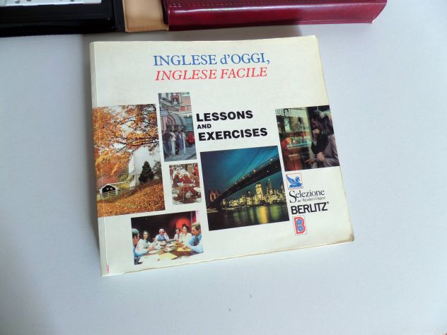 Manuale vintage corso su cassetta "inglese d'oggi inglese facile - Foto 3