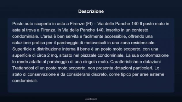 Immobile in asta di 2 m² in vendita a Firenze - Foto 3