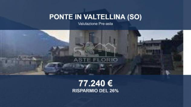 Immobile in asta di 74 m², box auto in vendita a Ponte in Valtellina
