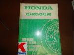 CBX400F CBX550F manuale officina manutenzione originale honda