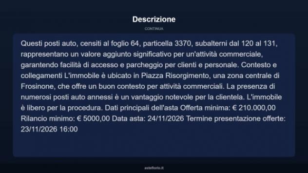 Immobile in asta di 499 m² in vendita a Frosinone - Foto 5