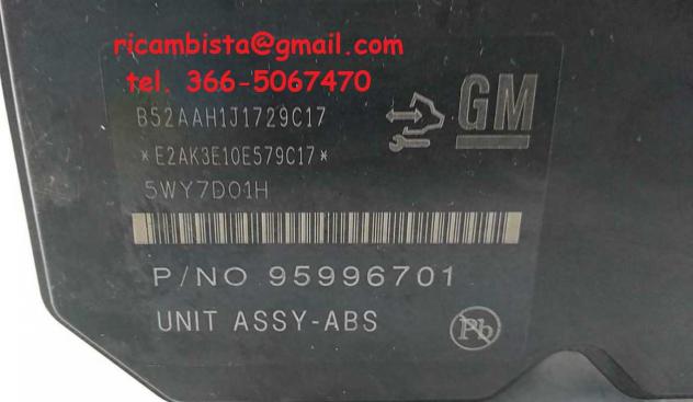 95996701 Chevrolet Spark 1.0 anno 2013 centralina gruppo pompa ABS - Foto 3