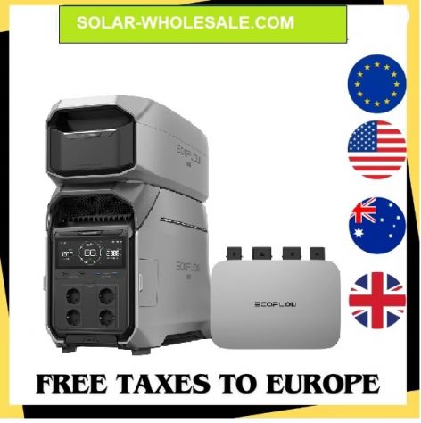 Ecoflow delta pro 3 4000W + AUXILIAR PREZZO BLACK FRIDAY
