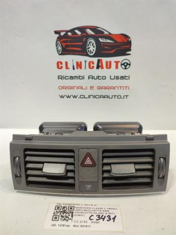 BOCCHETTE ARIA CRUSCOTTO MERCEDES Classe C Berlina W204 A2048305754 651911 (07)
