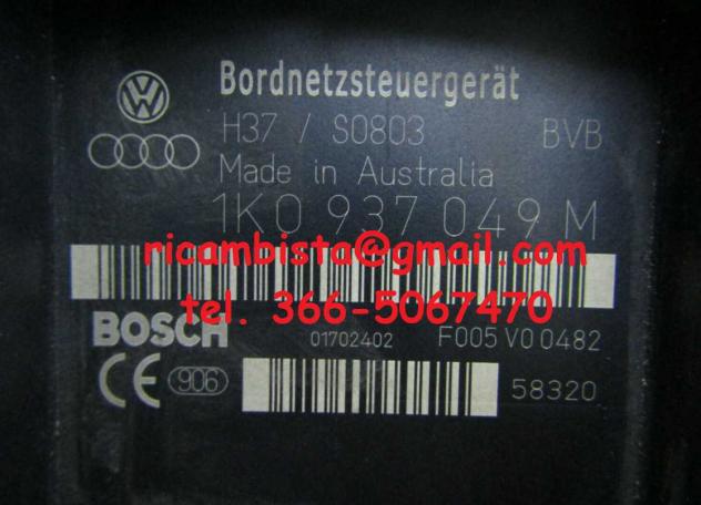 1K0937049M Touran 1.9 TDI body computer - Foto 2