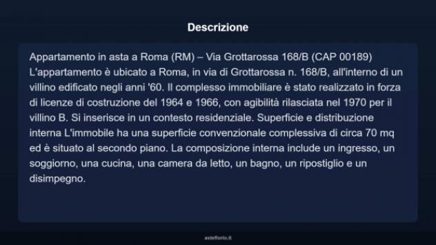 Immobile in asta di 70 m² in vendita a Roma - Foto 8