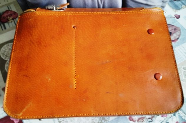 borsa foto in pelle  con scomparti - Foto 4