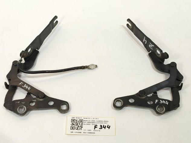 CERNIERE COFANO ANTERIORE DX E SX BMW Z4 E85/E86 7016171 7016172 N46B20A (0209) - Foto 3